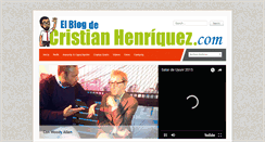 Desktop Screenshot of cristianhenriquez.com