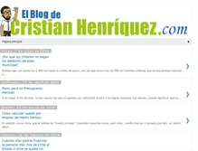 Tablet Screenshot of cristianhenriquez.com